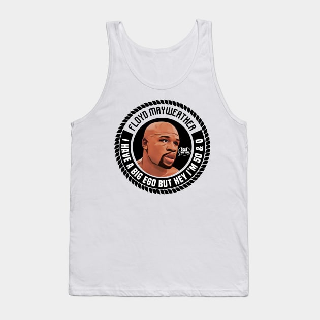 Floyd Mayweather 50 and 0 Tank Top by FirstTees